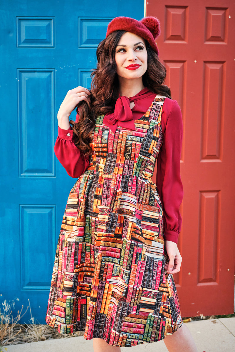 Don't Judge a Book by its Cover Fit & Flare Dress - XS Don't Judge a Book by its Cover Fit & Flare Dress - XS