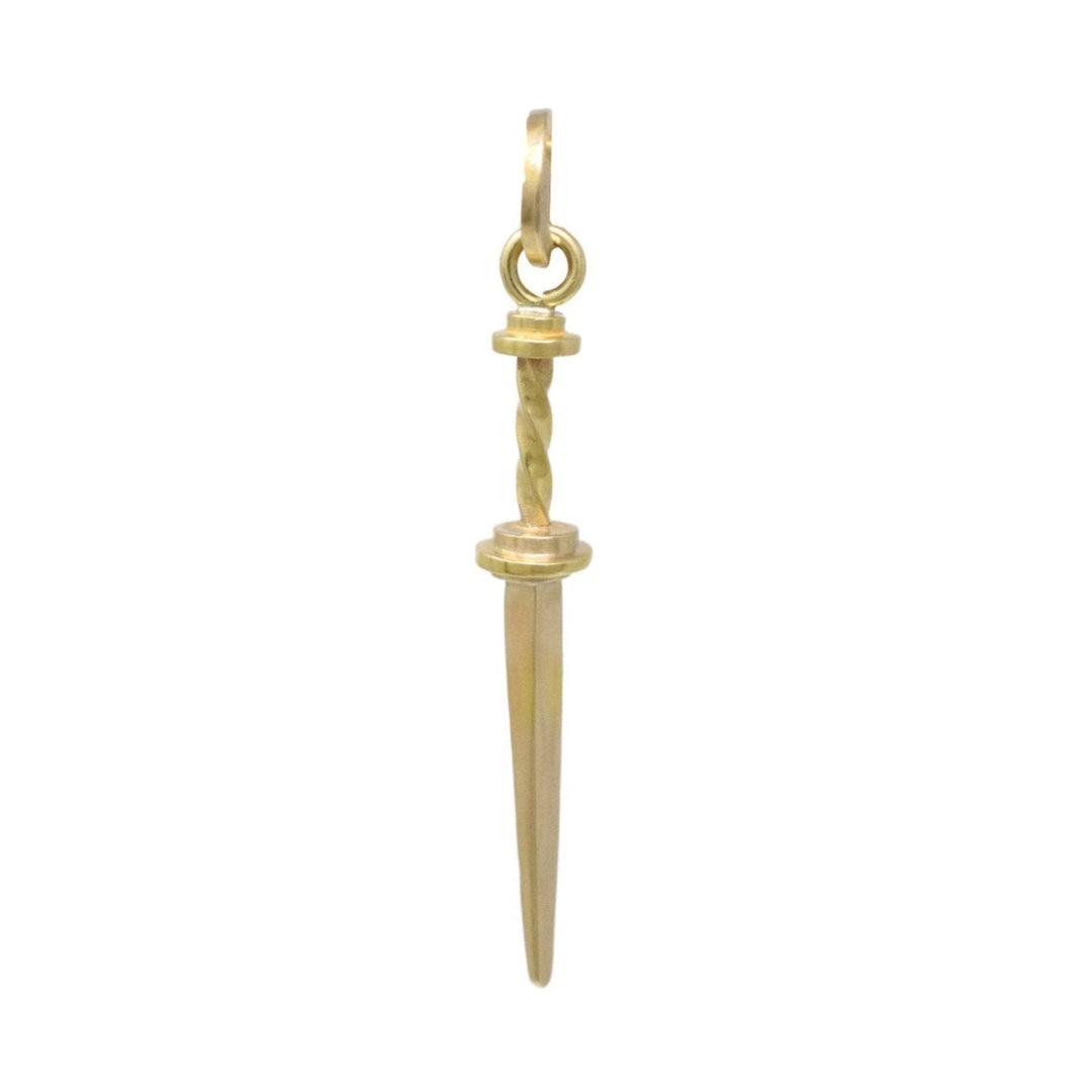 Rondel Dagger Pendant Charm
