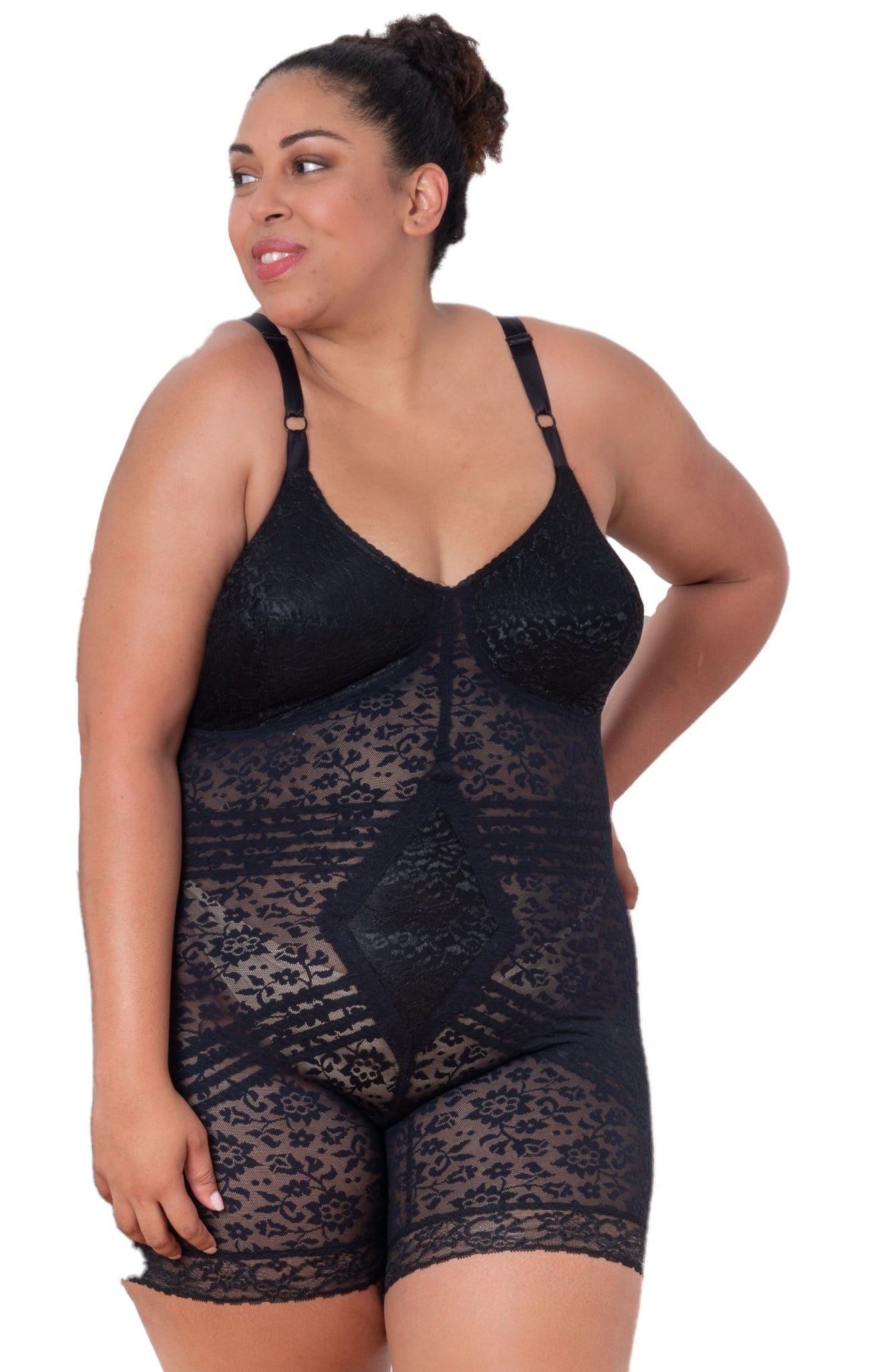Extra Firm Black and Pink Body Shaper/Briefer