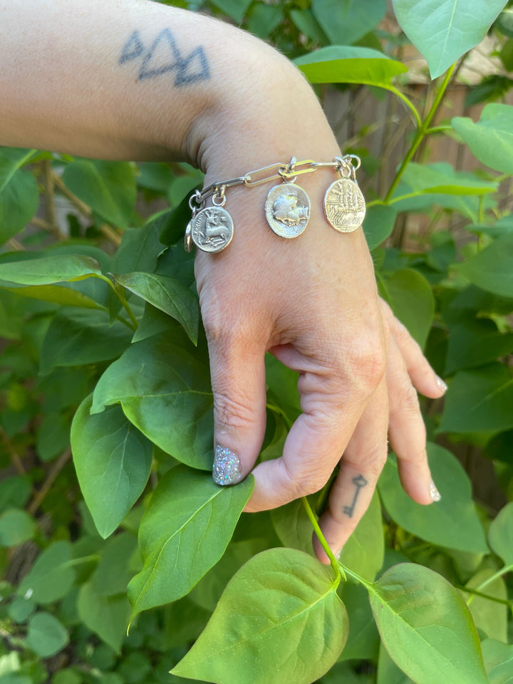 Reversible Ancient Coin Bracelet