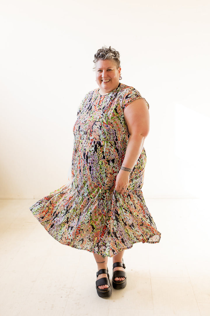 Prism Dress in Lupine Floral
