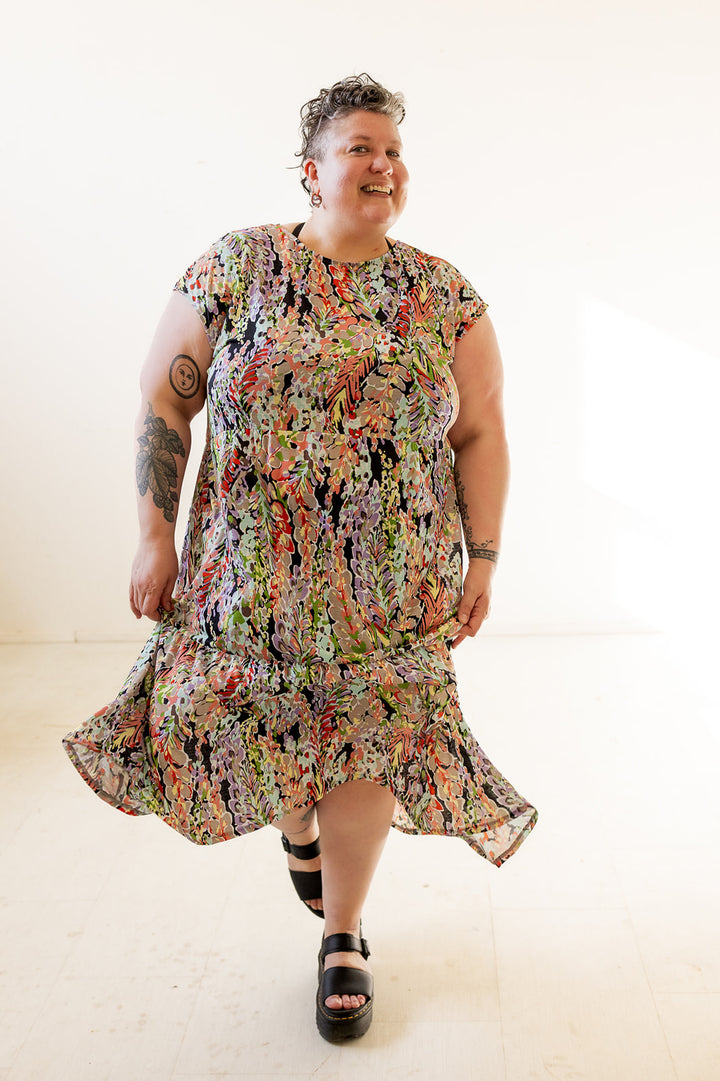 Prism Dress in Lupine Floral