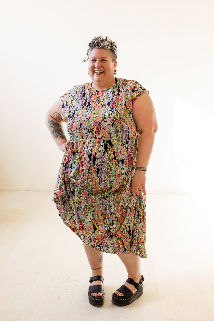 Prism Dress in Lupine Floral