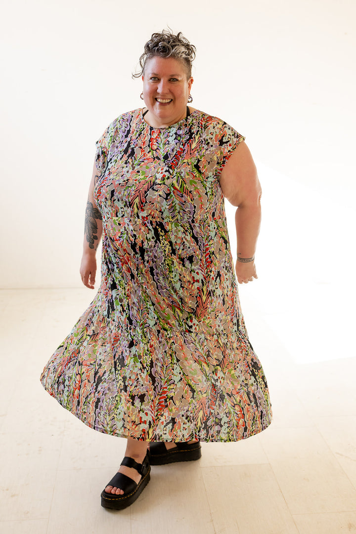 Prism Dress in Lupine Floral