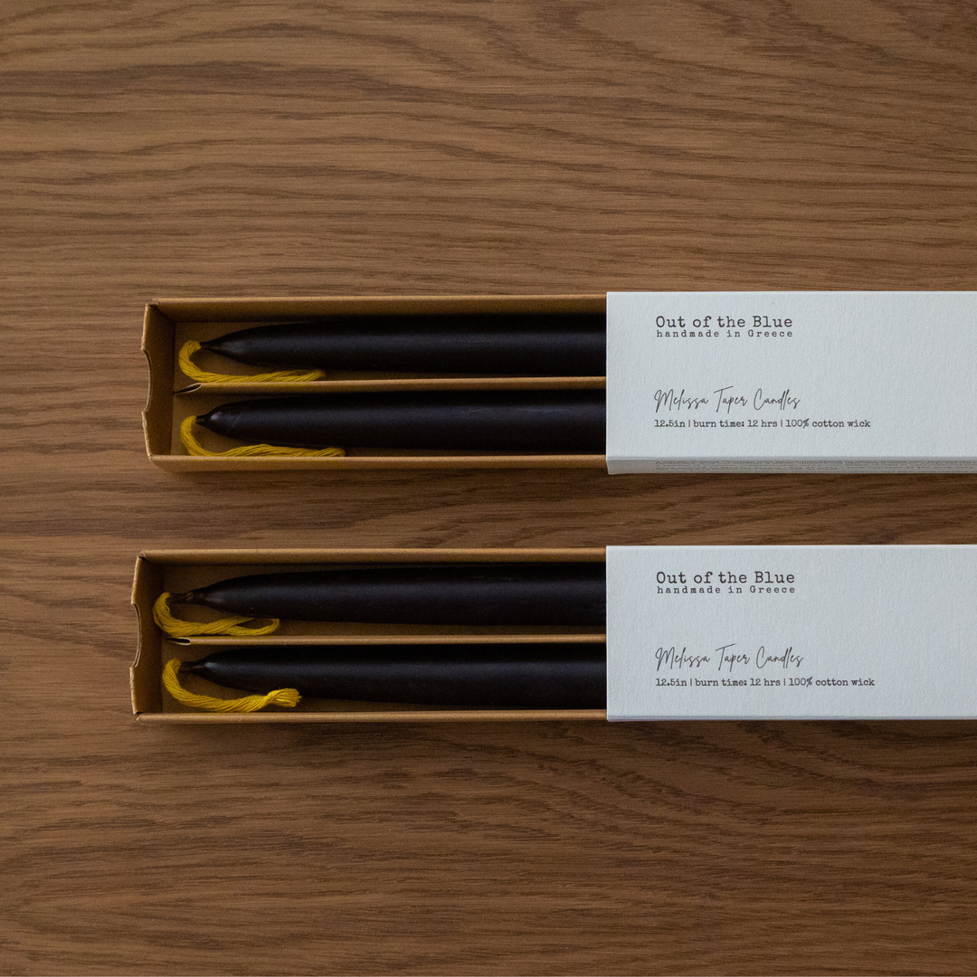 Melissa Taper Beeswax Candles