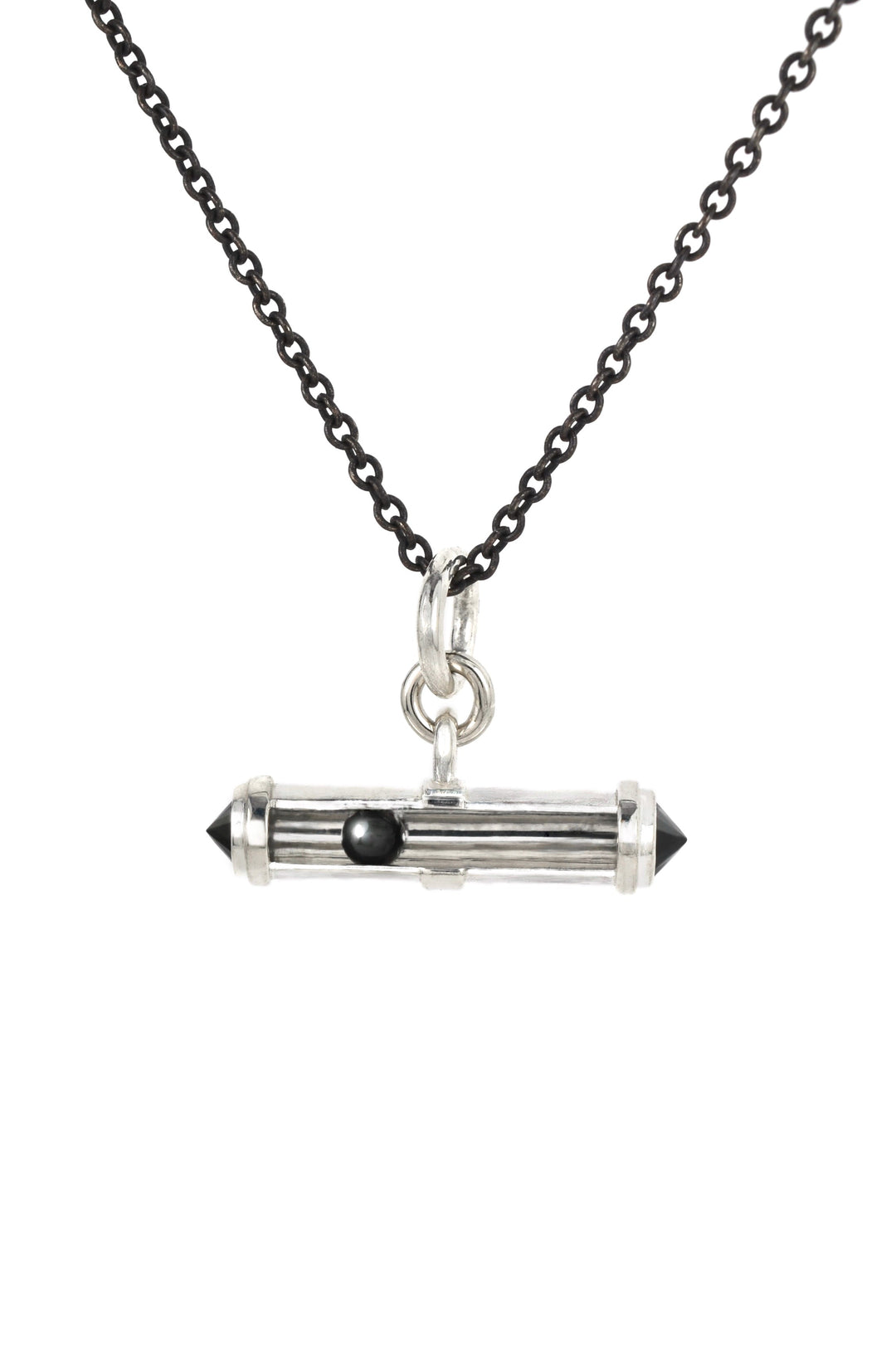 Pipeline T-Bar Pendant - Silver