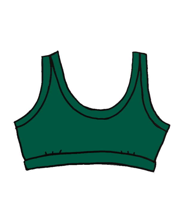Bralette Emerald Green