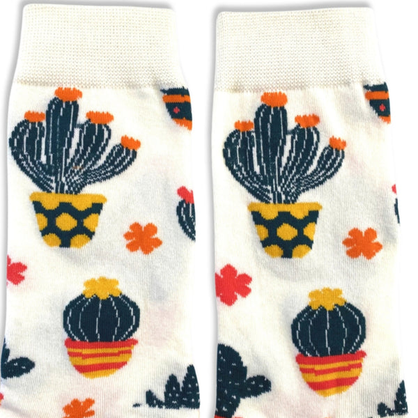 Cactus Pattern Socks (Adult Medium)