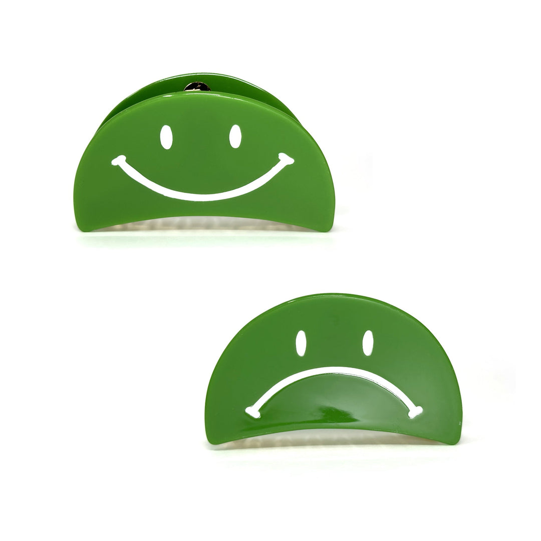Turn That Frown Upside Down Hair Claw