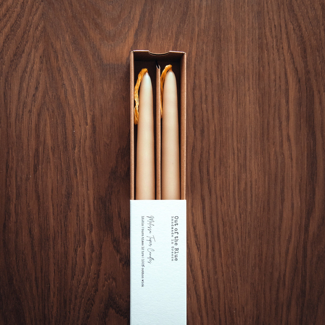 Melissa Taper Beeswax Candles
