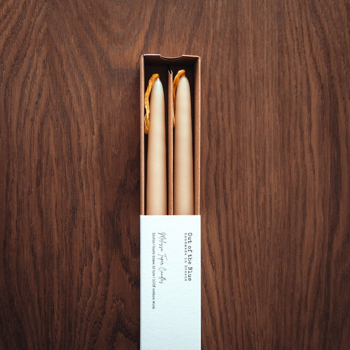 Melissa Taper Beeswax Candles