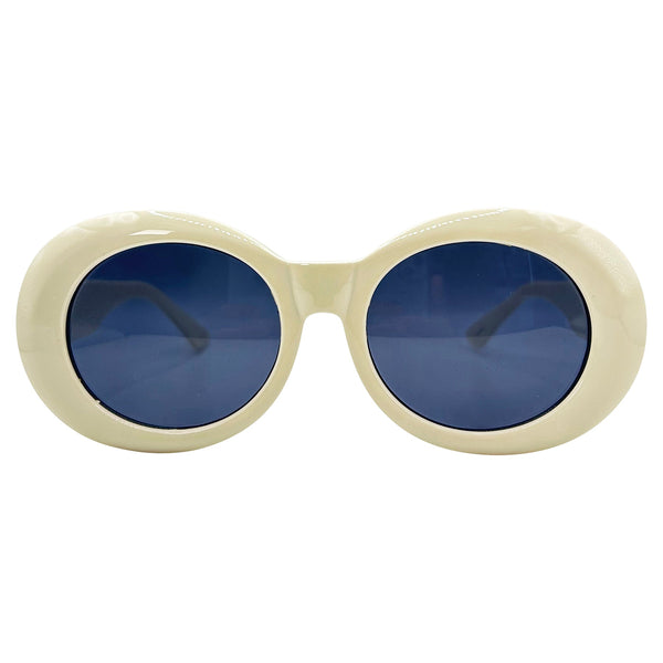 KURT Ivory Oval 90s Sunglasses