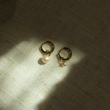 Opal Gold Earring Charm