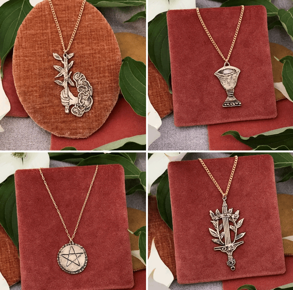 Tarot Necklace suite by Alchemilla