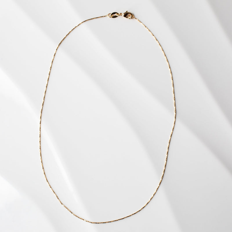 Sofia Diamond Cut Fluid Chain Necklace
