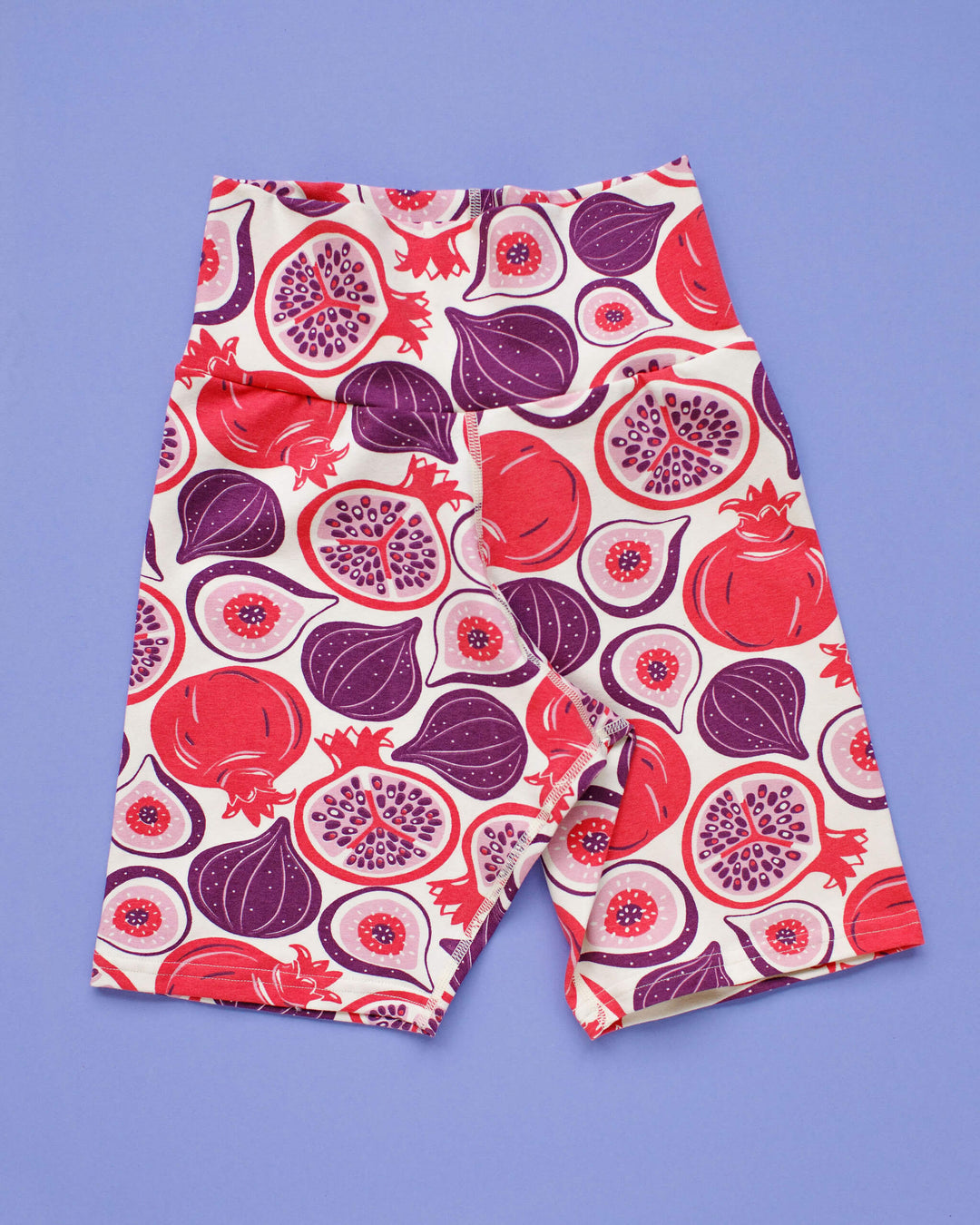 High Rise Bike Shorts Two Fruits