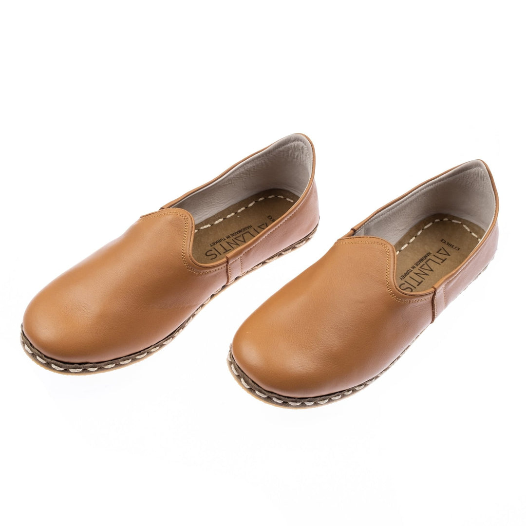 Coconut Brown Slip On Shoes