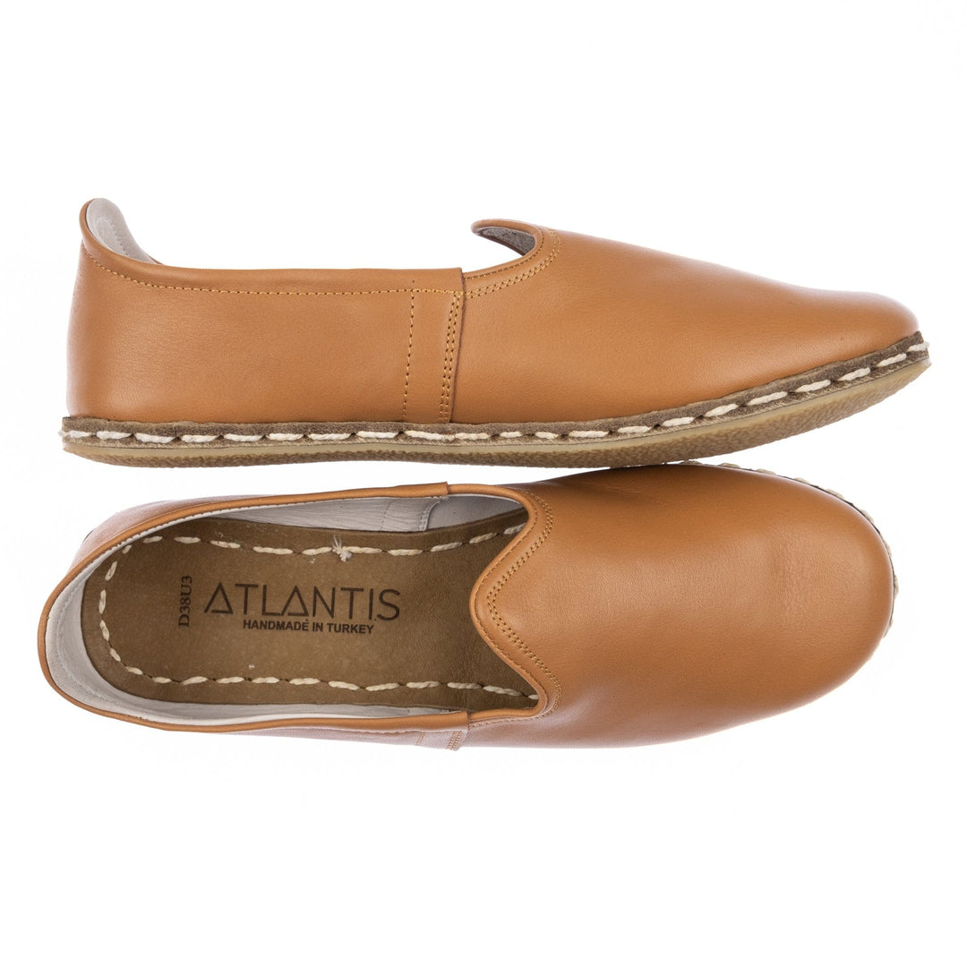 Coconut Brown Slip On Shoes