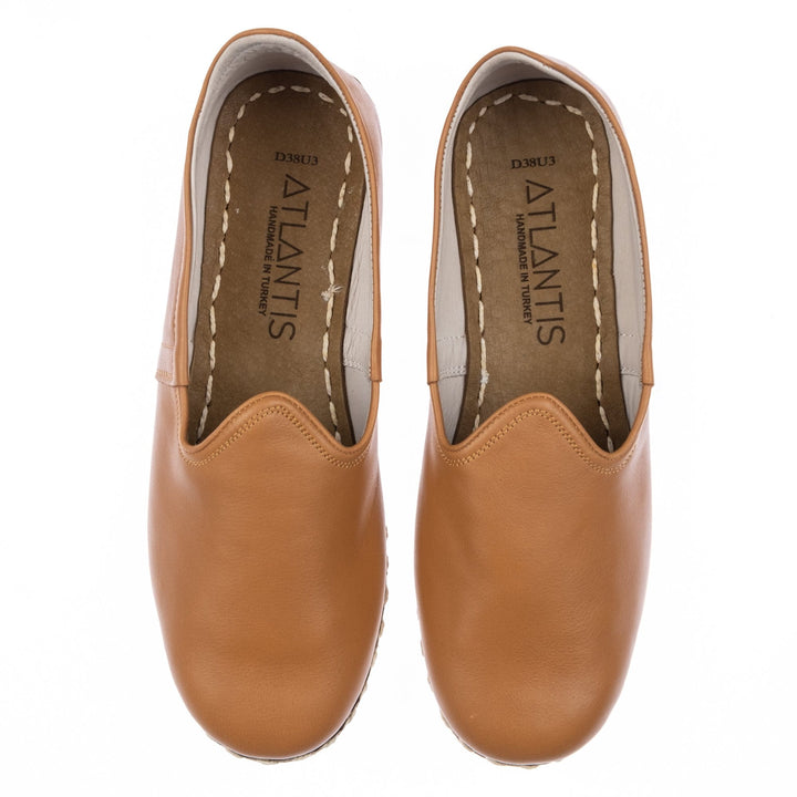 Coconut Brown Slip On Shoes
