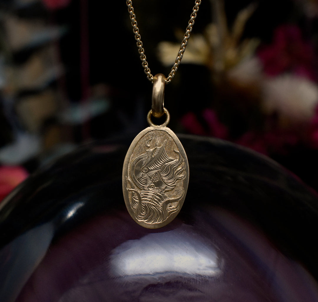 Burning Helm Pendant