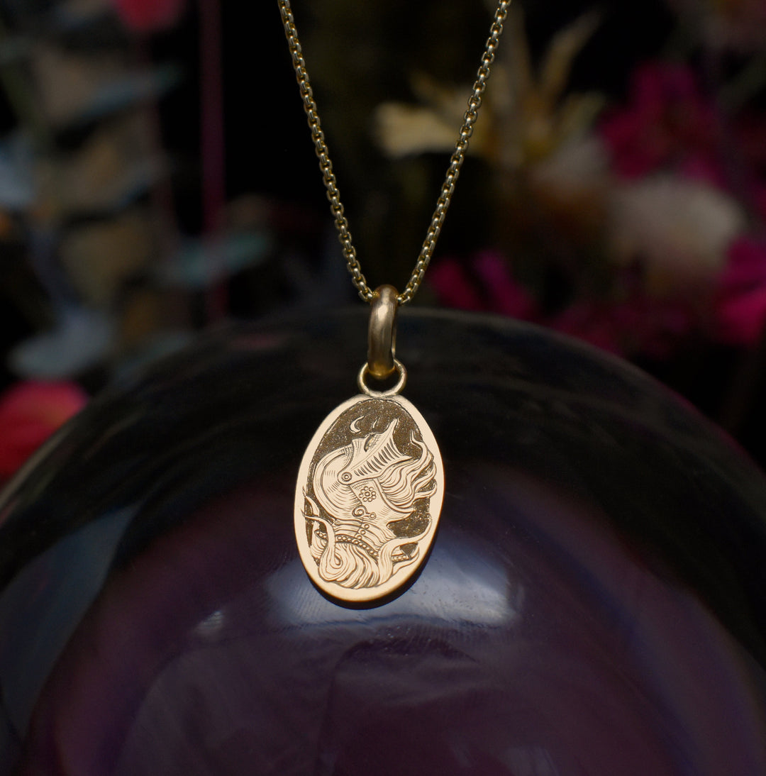 Burning Helm Pendant