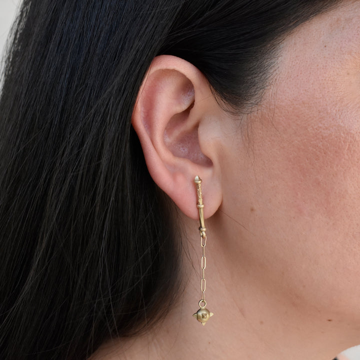 Chain Morningstar Earrings