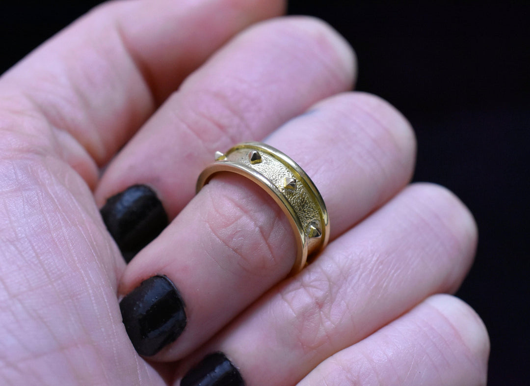 Pitfall Ring 14k Yellow Gold