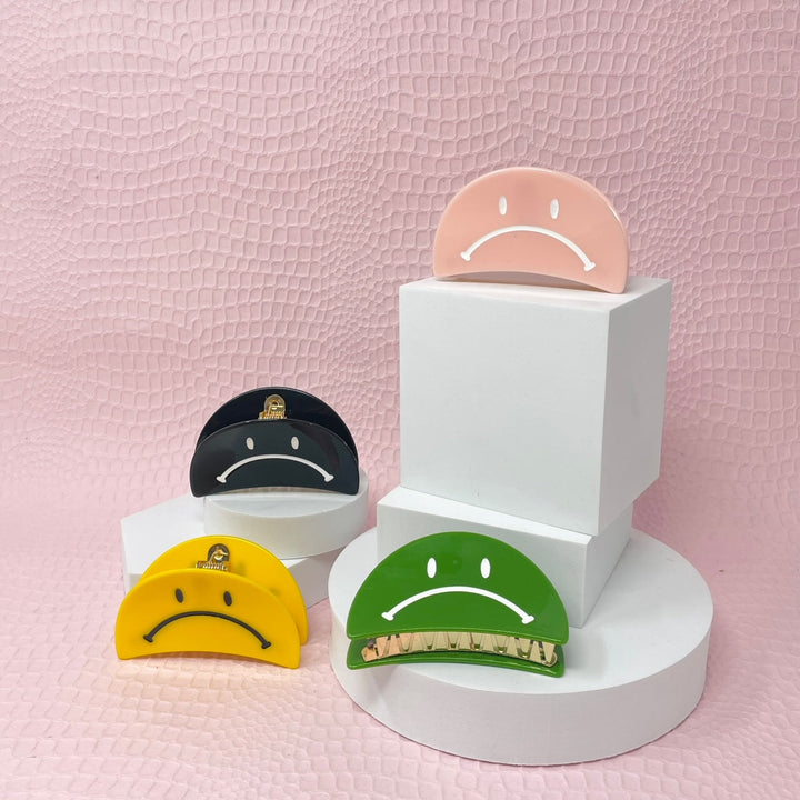 Turn That Frown Upside Down Hair Claw
