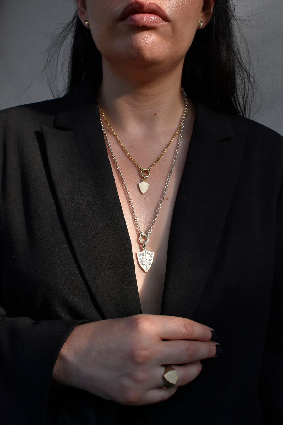 Escutcheon Tablet Pendants