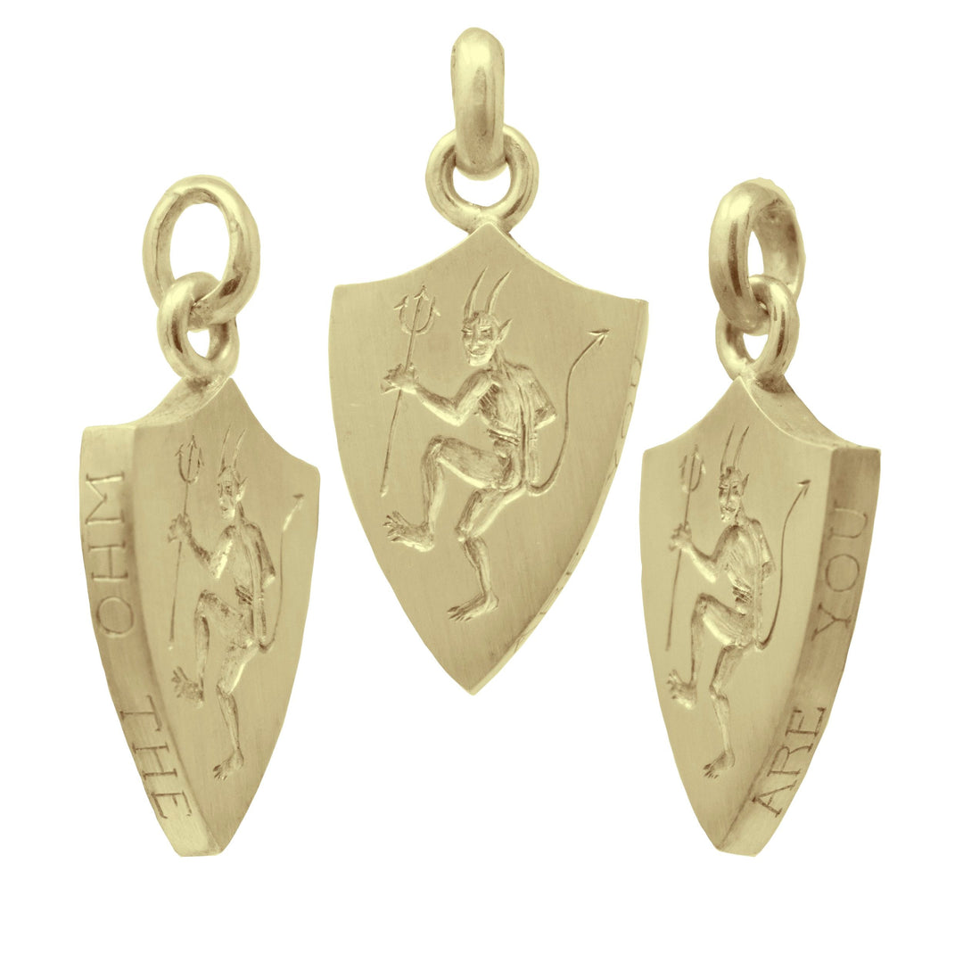 Who the Devil Are You? - Escutcheon Pendant
