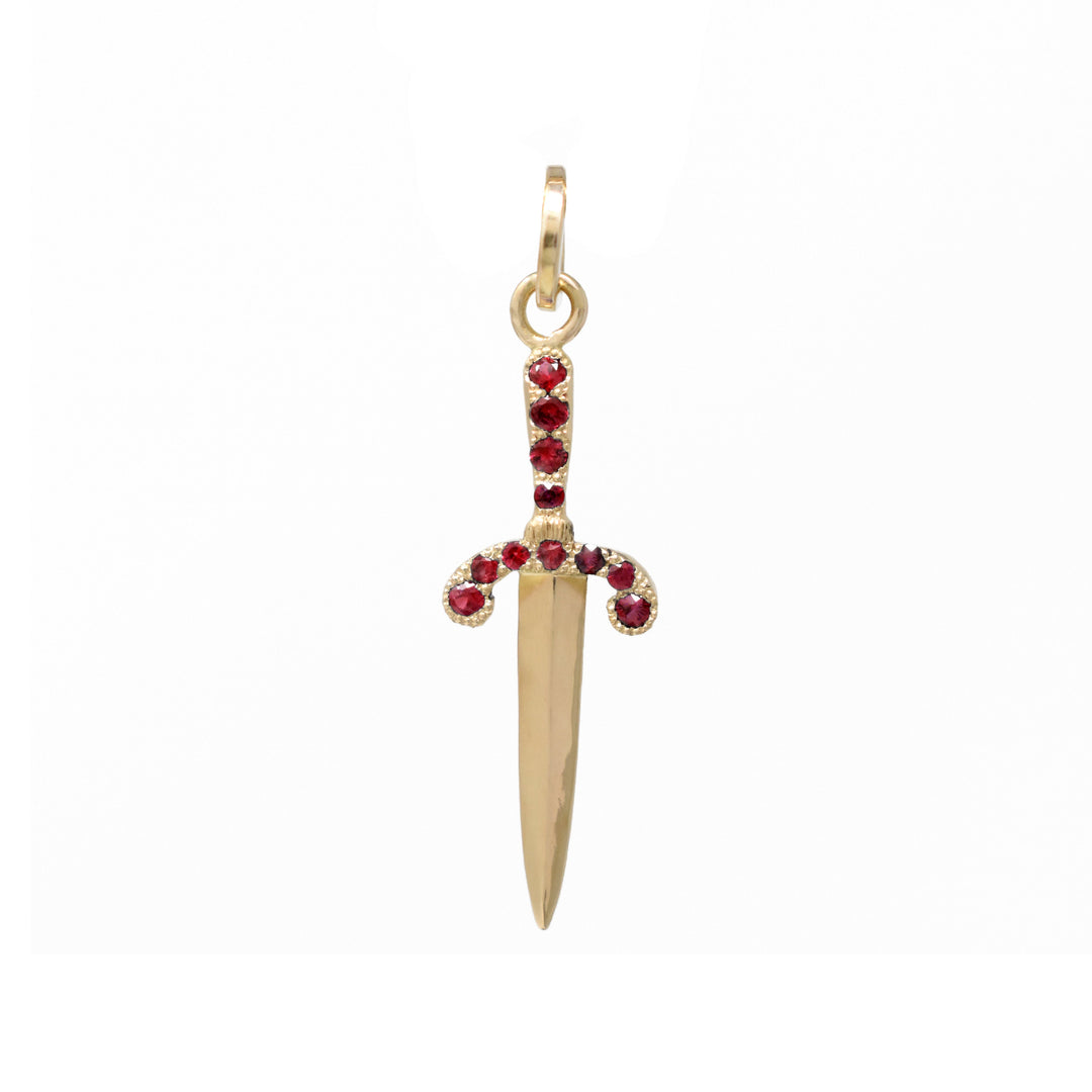 Pavé Parrying Dagger Pendant