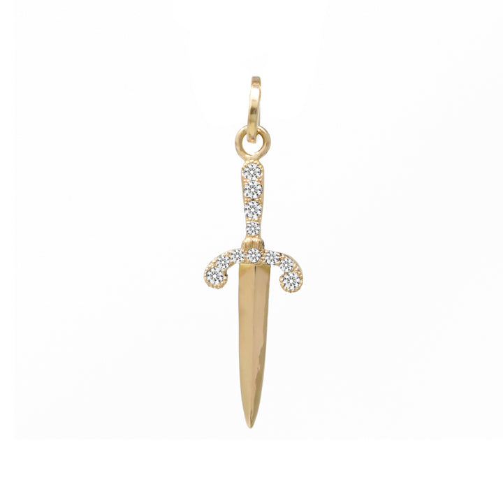 Pavé Parrying Dagger Pendant