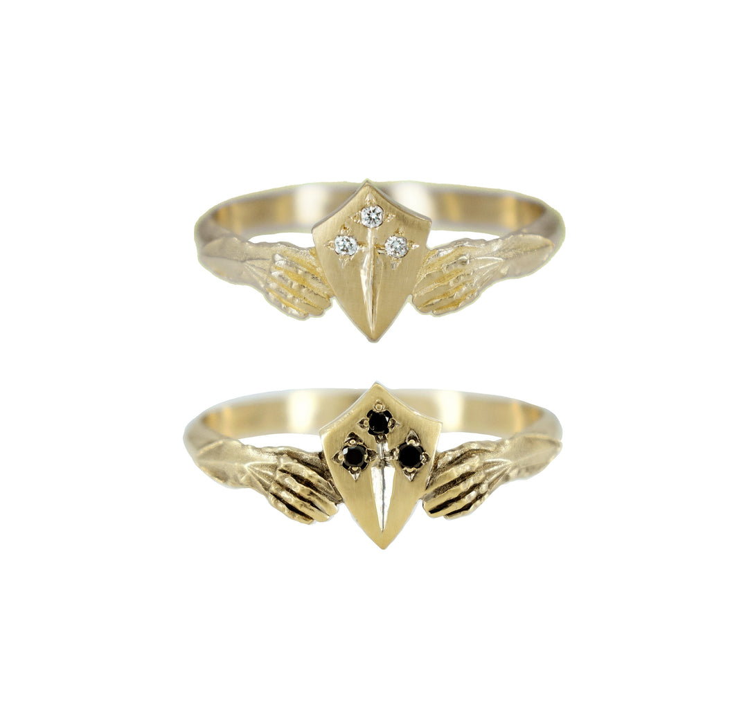 Pavé Dagger Stronghold Signet