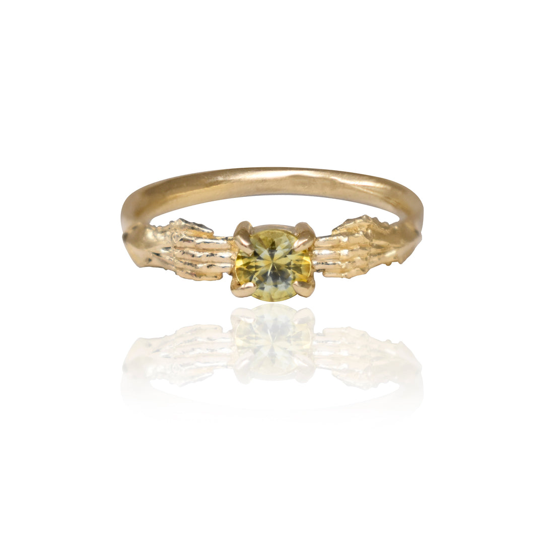 Stronghold Ring with Montana Sapphire