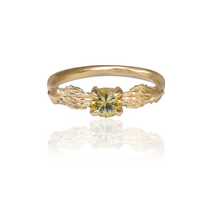 Stronghold Ring with Montana Sapphire