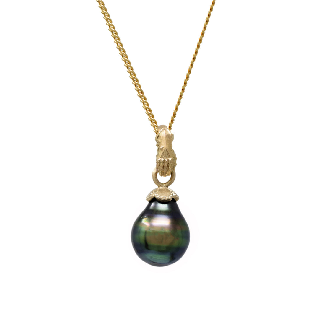 Treasury Pendant with Tahitian Pearl