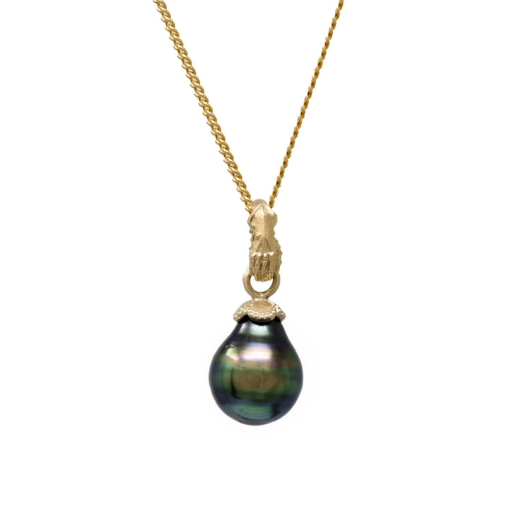 Treasury Pendant with Tahitian Pearl