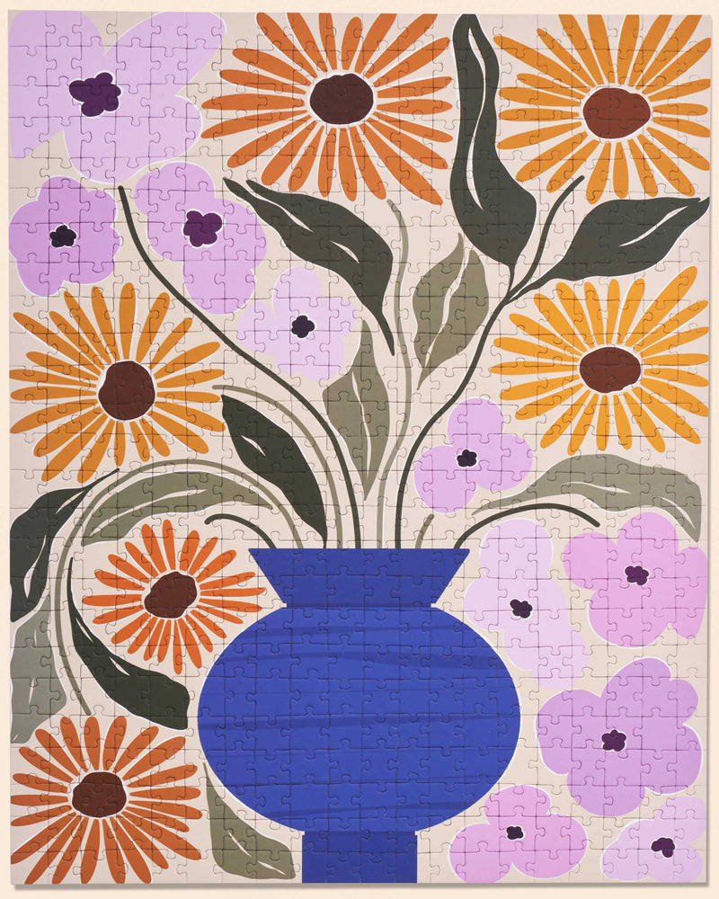 Vase of Flowers Puzzle by Frankie Penwill