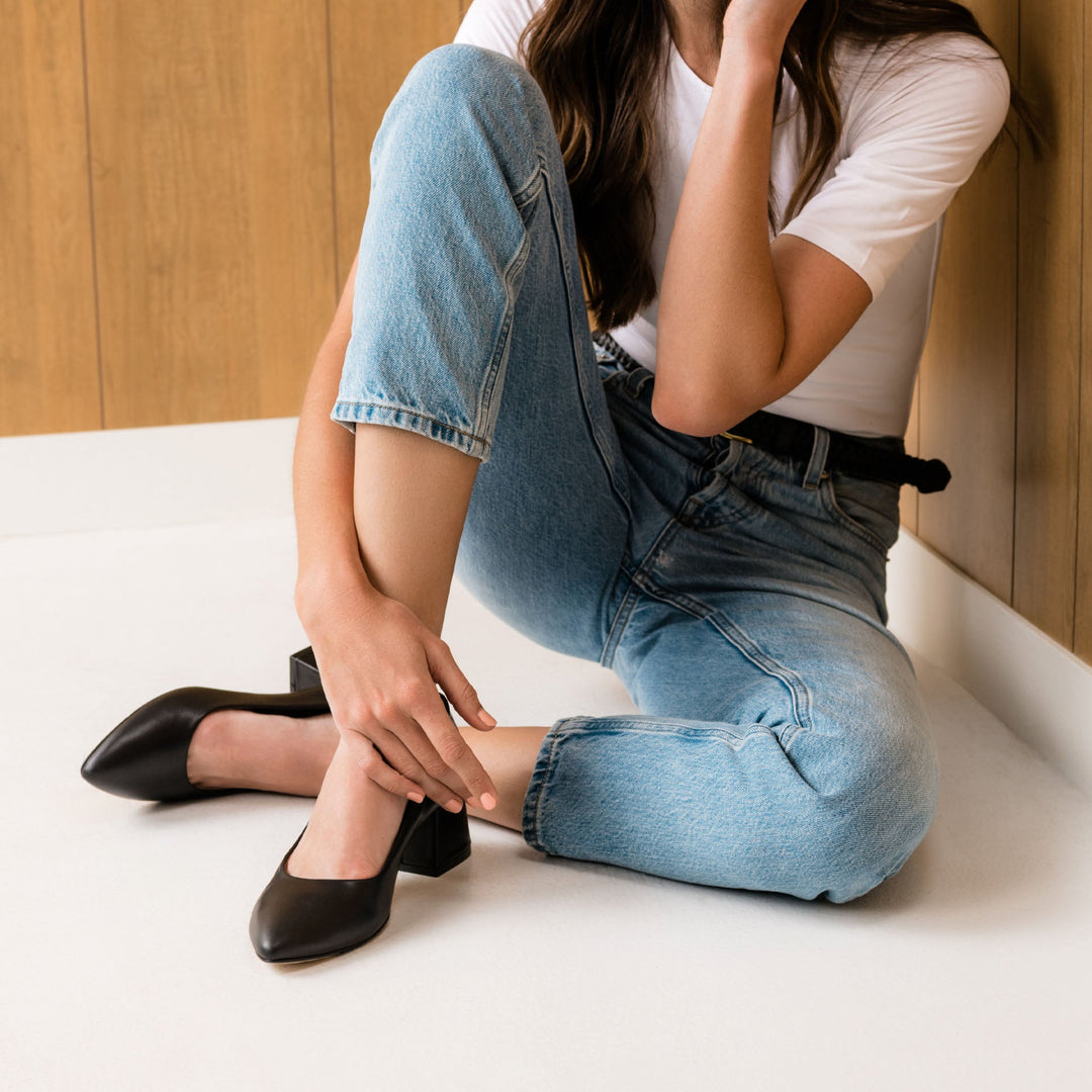 Fiorela Go-To Mid Heel Black