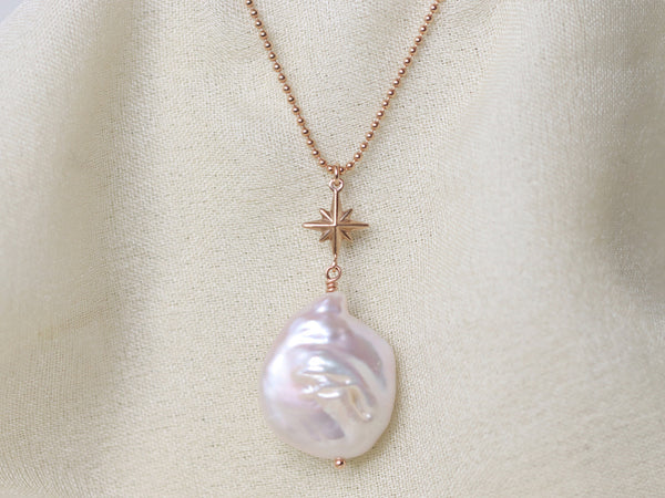 Celestial Baroque Pearl Necklace