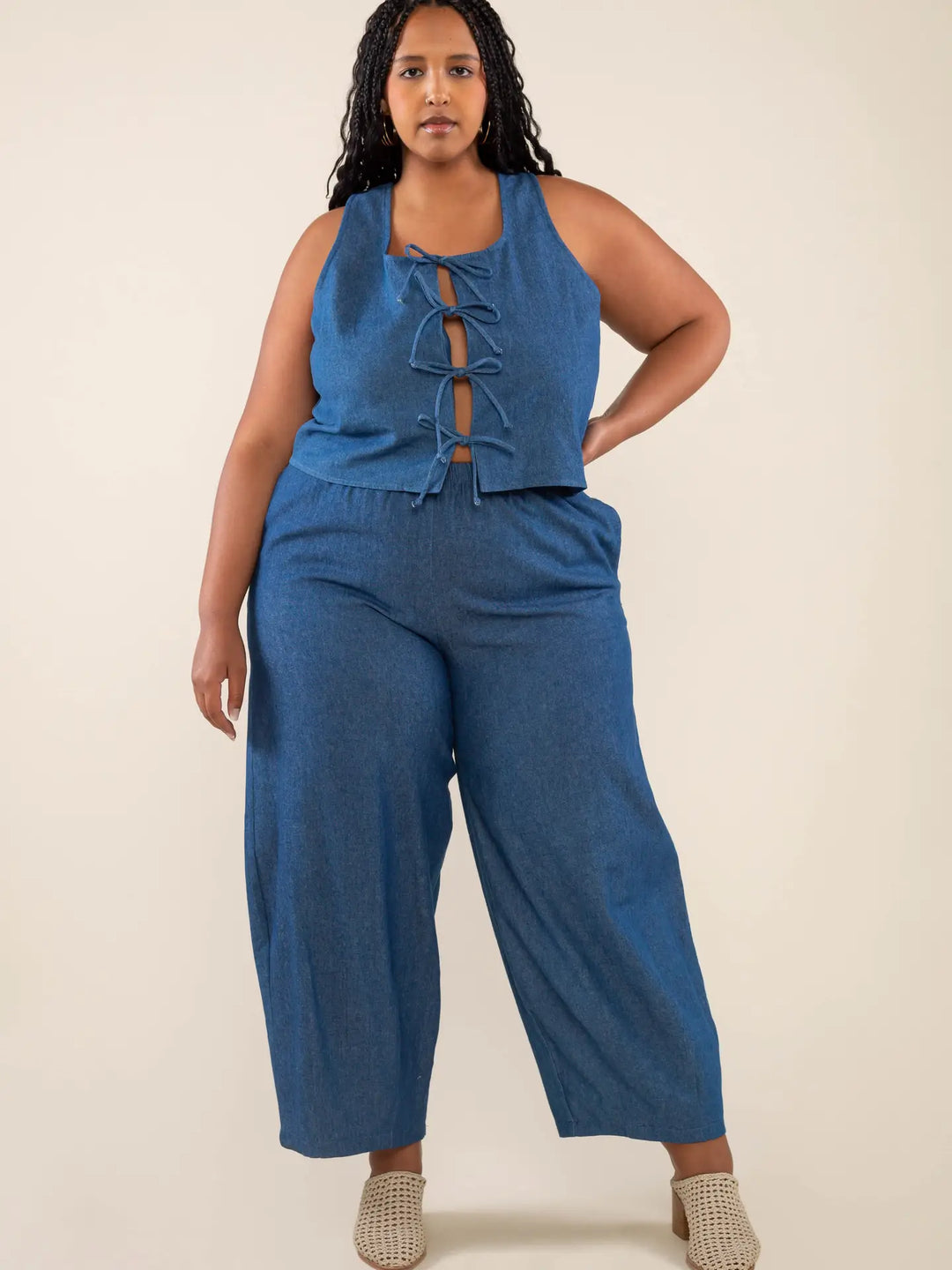 Denim Lantern Pant (plus size only!)