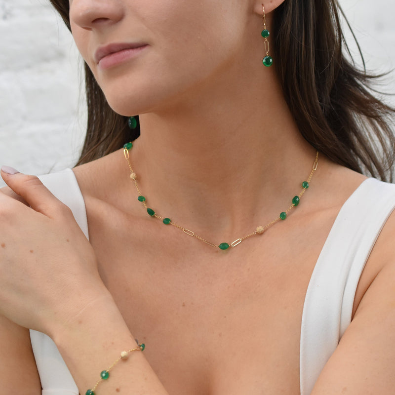 Diamond Station Necklace – Azalea Jewelry