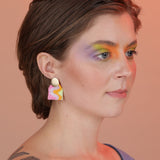 Mini Wavy Beaded Earrings (4 colorways)