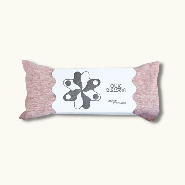 Unwind Eye Pillow Mask- Pink