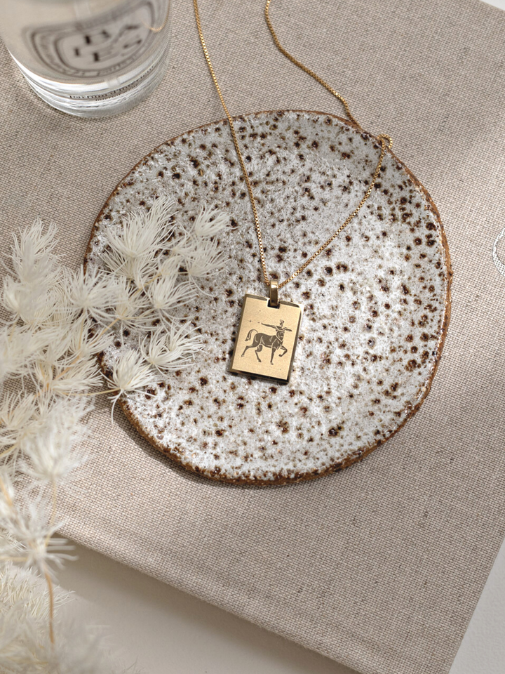 Zodiac Necklace • All Signs {Gold}
