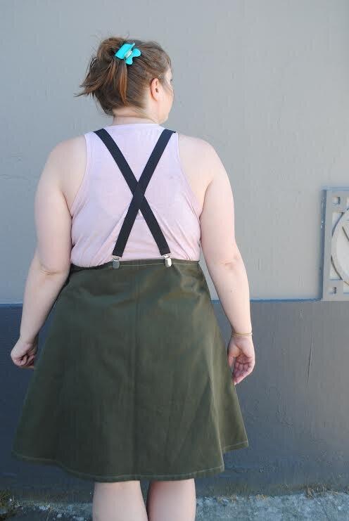 Evergreen Suspender Dress