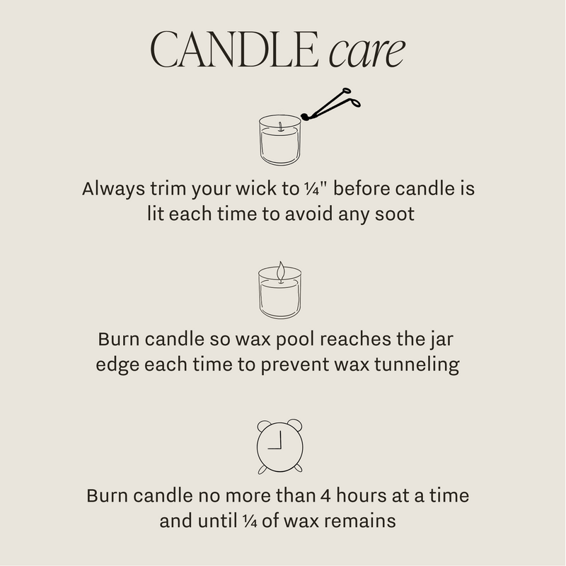 Cozy Season Soy Candle - Clear Jar - 9 oz