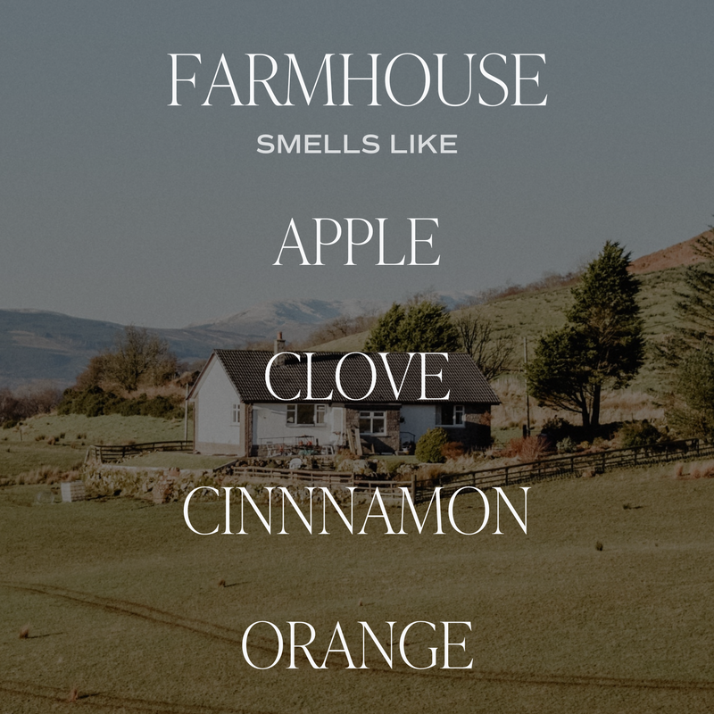 Farmhouse Soy Candle - Amber Jar - 9 oz