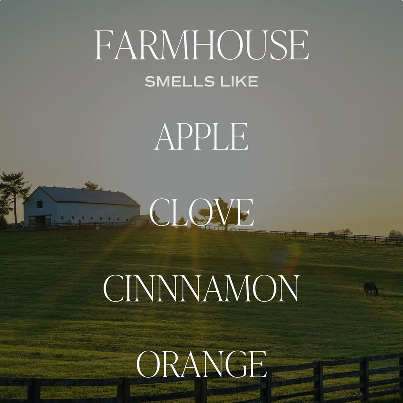 Farmhouse Soy Candle - Clear Jar - 9 oz