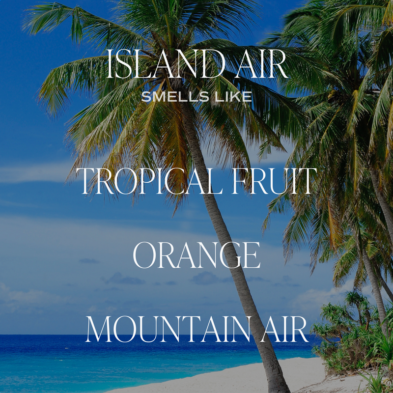 Island Air Soy Candle - Amber Jar - 9 oz